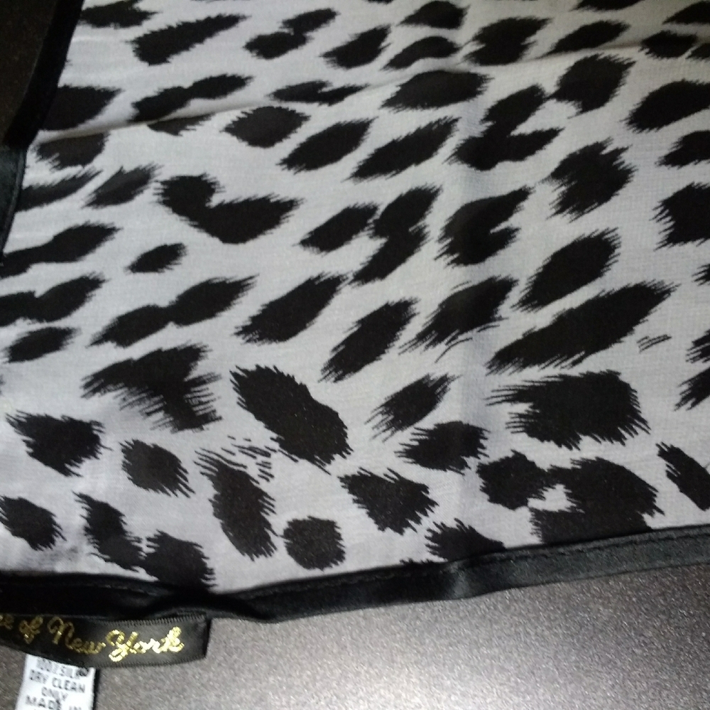 Black and White Square Scarf